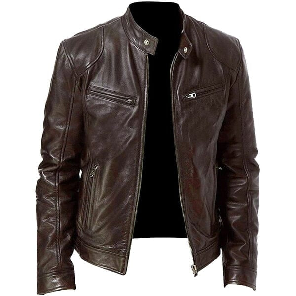 Jaqueta de Couro Masculina Montvani MV095