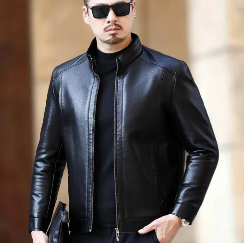 Jaqueta De Couro Masculina Montvani MV114