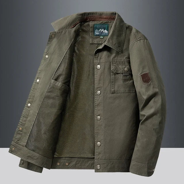 Jaqueta Casual Masculina em Algodão Montvani MV183
