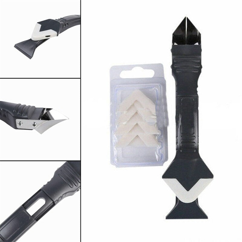 Aplicador de Rejunte e Removedor de Silicone 3 em 1