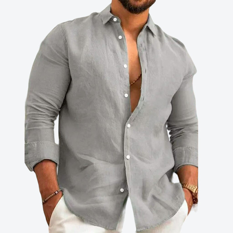 Camisa de Linho Premium Hombre
