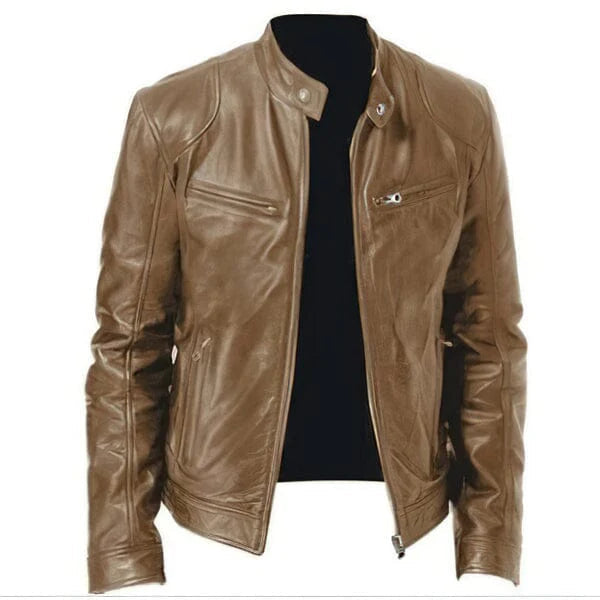 Jaqueta de Couro Masculina Montvani MV095