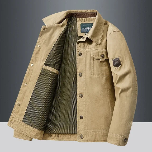 Jaqueta Casual Masculina em Algodão Montvani MV183