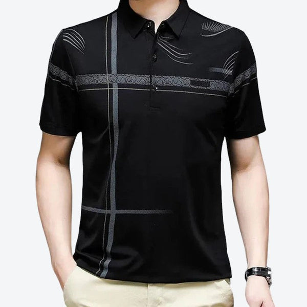 Camisa Polo Masculina Design Cruzada