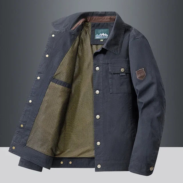 Jaqueta Casual Masculina em Algodão Montvani MV183