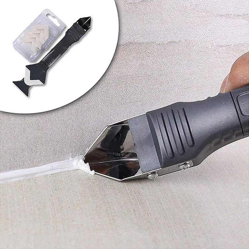 Aplicador de Rejunte e Removedor de Silicone 3 em 1