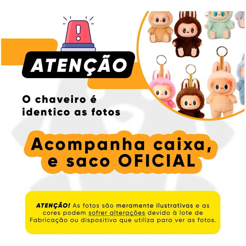 Boneco Labubu Pelúcia (COMPRE 1 LEVE 2 + BRINDE)