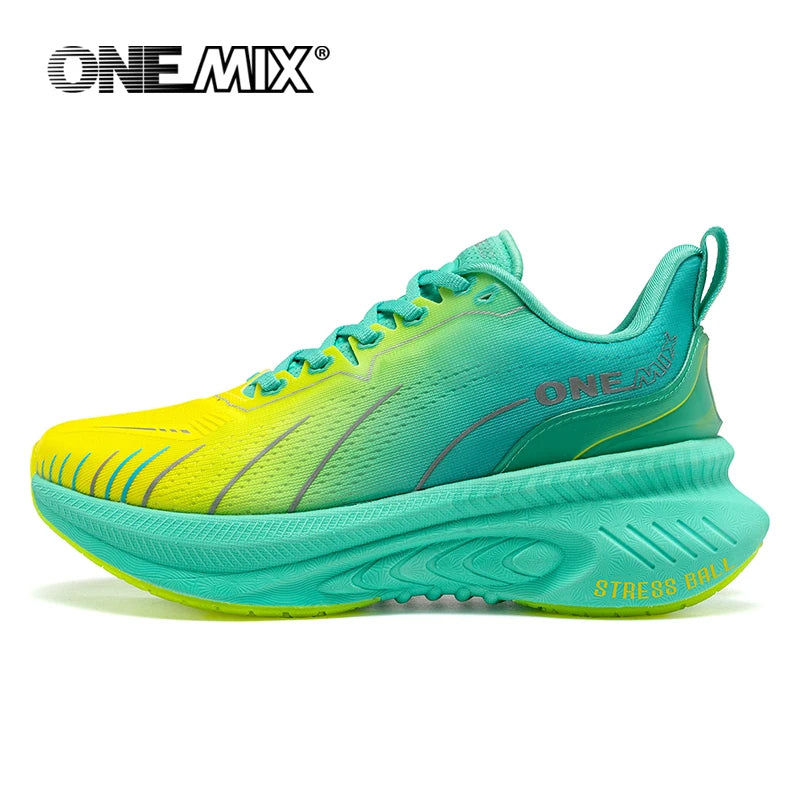 ONEMIX ORIGINAL Tênis de corrida branco para homens e mulheres