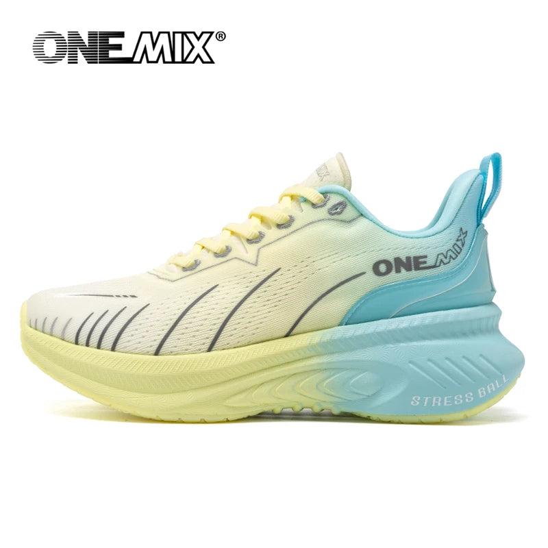 ONEMIX ORIGINAL Tênis de corrida branco para homens e mulheres