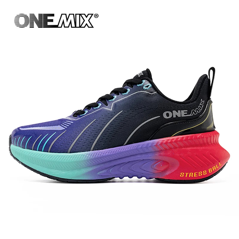 ONEMIX ORIGINAL Tênis de corrida branco para homens e mulheres