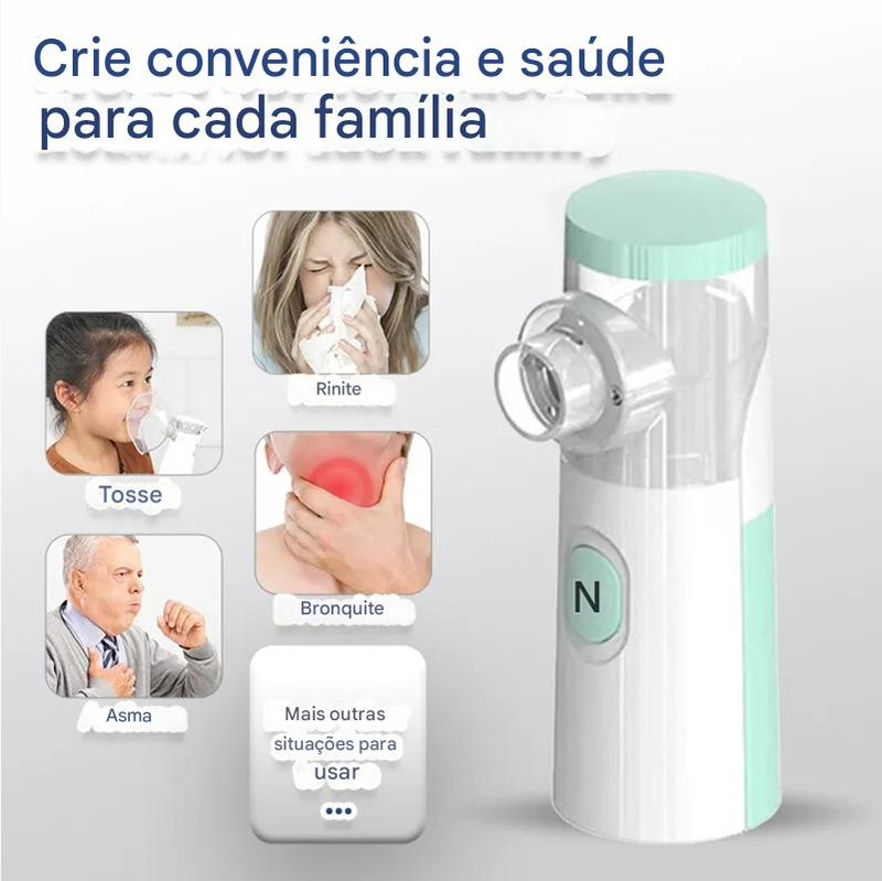 Nebulizador portátil MedMax Original + BRINDE
