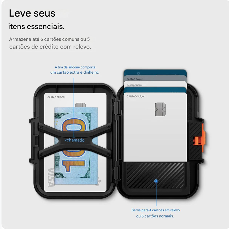 Carteira Magnética Hardshell Future Ultra Seguro Loop original 26