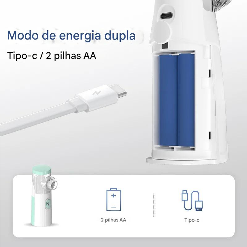 Nebulizador portátil MedMax Original + BRINDE