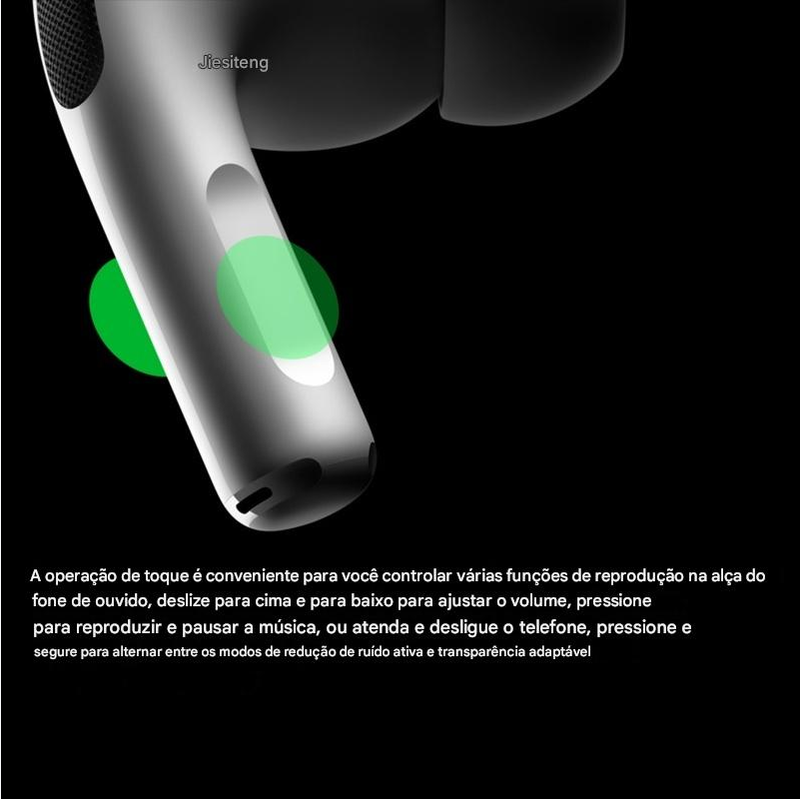 PRO5 airpods Com Cancelamento De Ruído Bluetooth