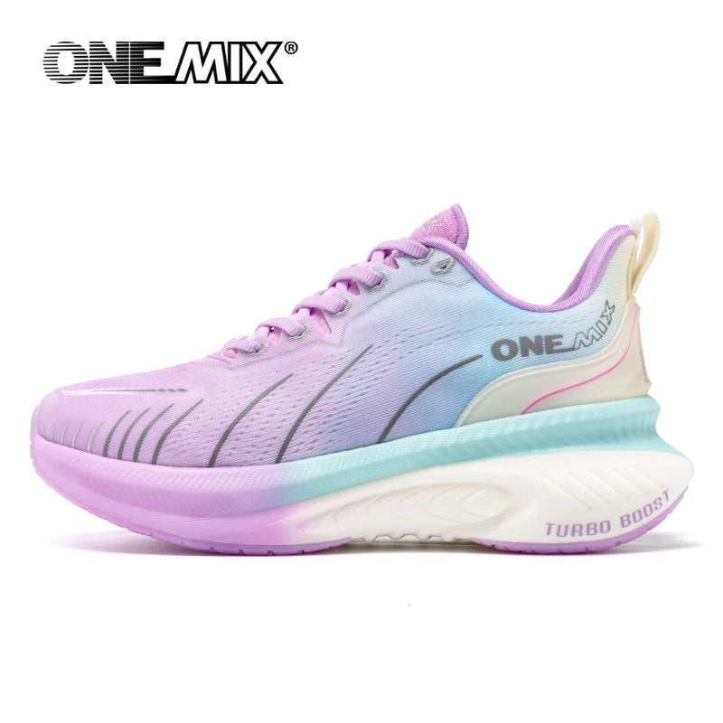 ONEMIX ORIGINAL Tênis de corrida branco para homens e mulheres